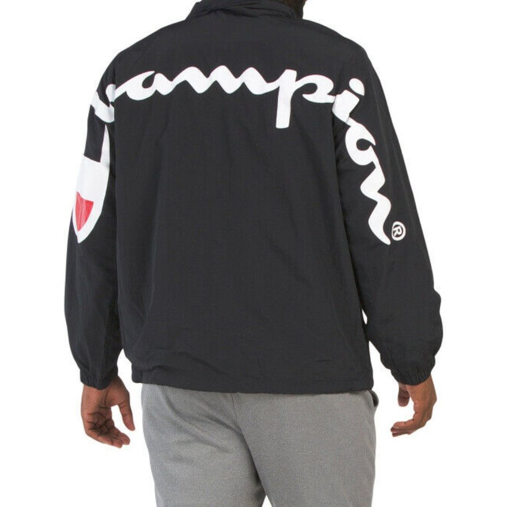 Champion x Supreme Hooded Track Jacket Black sz S